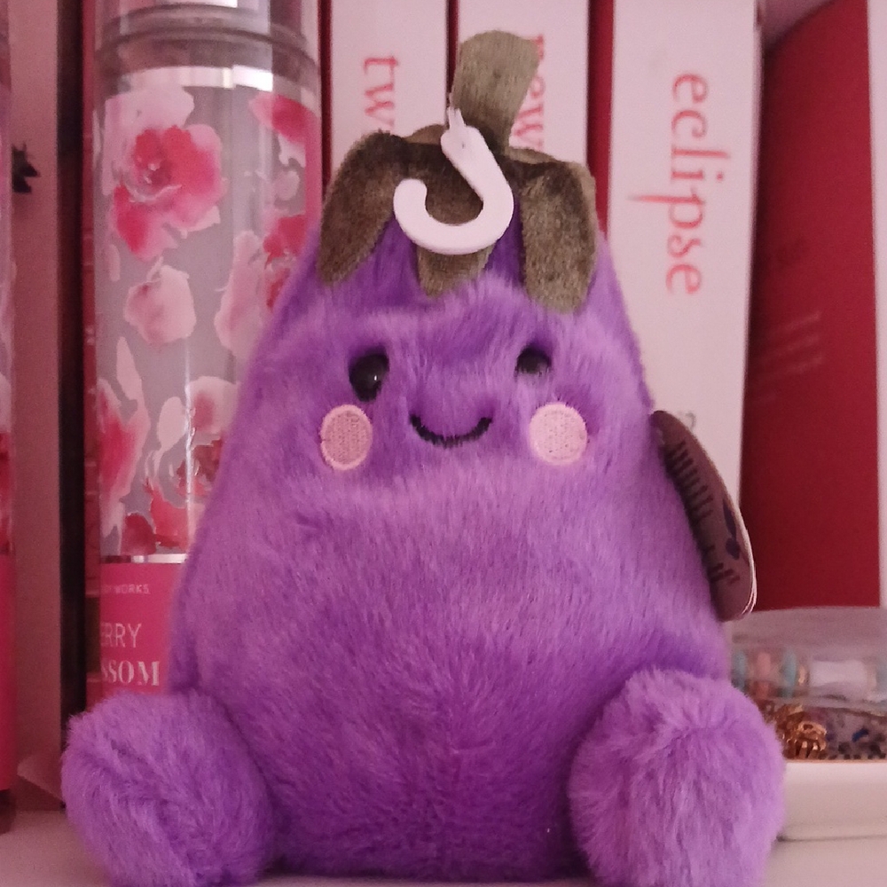 Purple Stuffed Eggplant Plush Toy